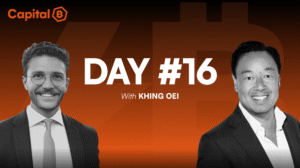 Day  #16 — Capital B — Talk with Khing Oei